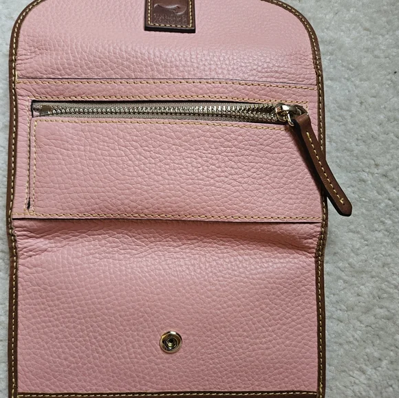 Dooney & Bourke Pink Shoulder Bag with Metallic Accents - Picture 13 of 16